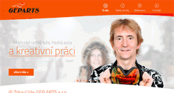 Desktop Screenshot of geparts.cz